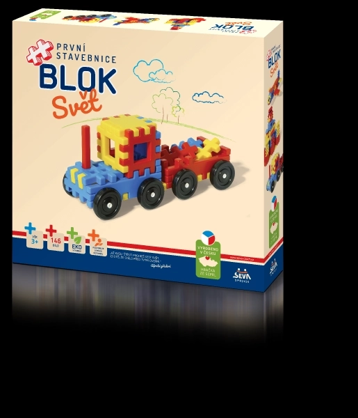 Građevni set BLOK Svijet plastika 146 komada u kutiji 36x34x7cm