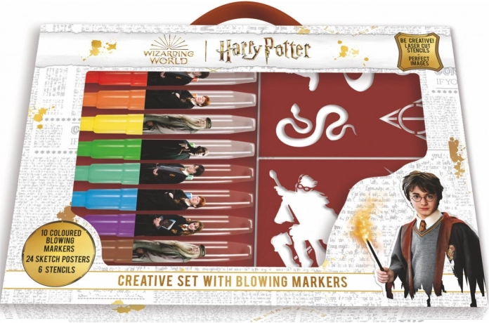 Kreativni set puhaljki flomastera Harry Potter