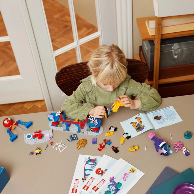 LEGO Marvel 10794 Tim Spideya u bazi paukova