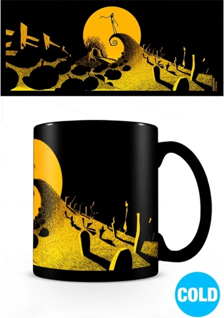 Šalica s promjenjivim motivom Nightmare Before Christmas