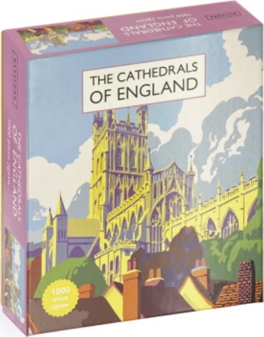 Galison puzzle katedrale Engleske 1000 komada