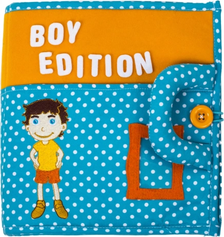 Interaktivna dječja knjižica Quiet Book, Boy