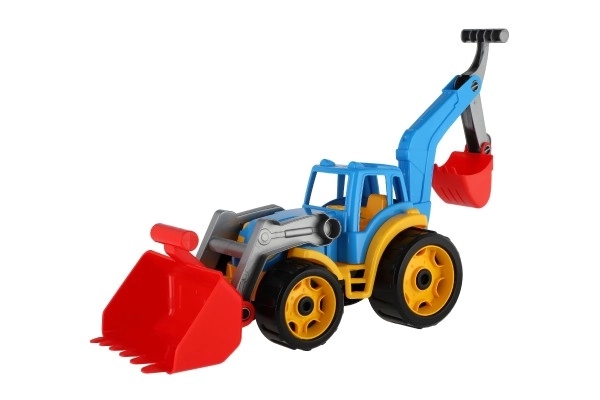 Traktor s lopatom i bagerom