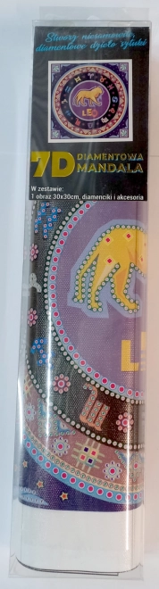 NORIMPEX Dijamantno slikanje 7D Horoskopski znak: Lav 30x30cm