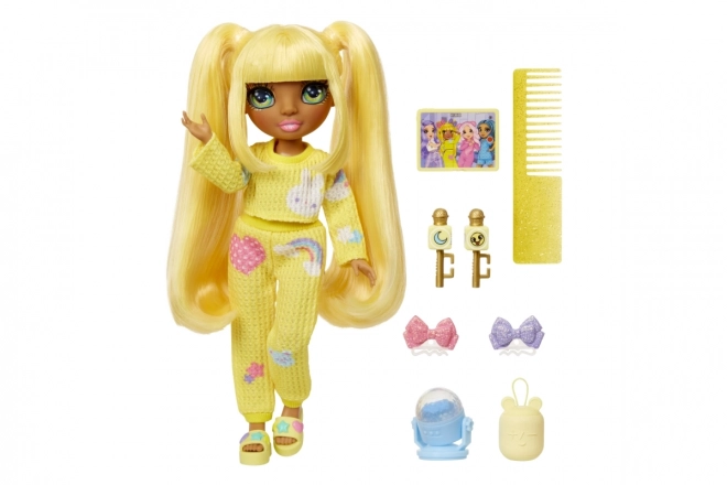 Rainbow High Junior Fashion lutka u pidžami - Sunny Madison