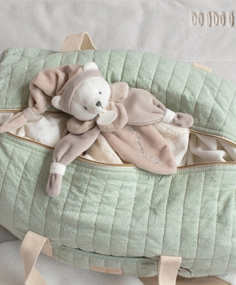 Doudou darovna set - plišani medo 24 cm