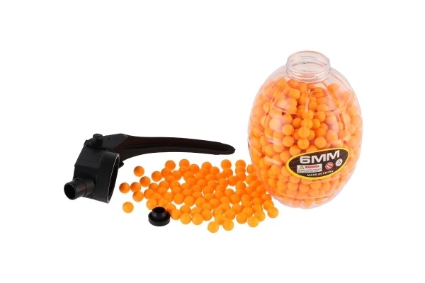 Kuglice za pištolj 800 kom 6mm guma 10cm u granati 3 boje