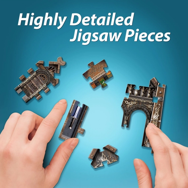 WREBBIT 3D puzzle Gospodar prstenova: Zlatna dvorana Edoras