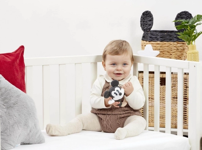 Dugino Drveno/plišano zvečko Mickey Mouse