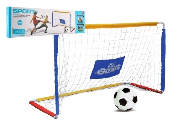 Sklopivi nogometni gol s metalnom mrežom