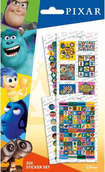 Naljepnice PIXAR, set 200 kom
