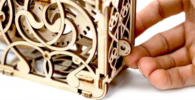 Mehanička slika - drvena 3D puzzle