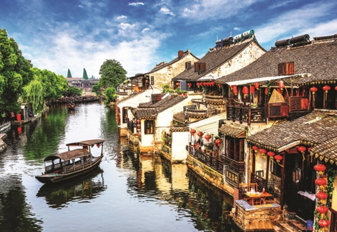 Puzzle Stari grad Xitang 2000 dijelova