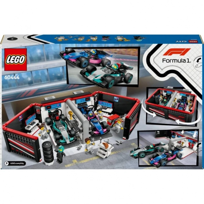 LEGO4 City 60444 Formula 1 Garaža i vozila Mercedes-AMG i Alpine