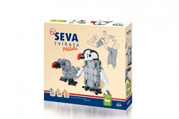 Konstruktor SEVA ŽIVOTINJE Ptice plast 347 dijelova u kutiji 35x33x5cm