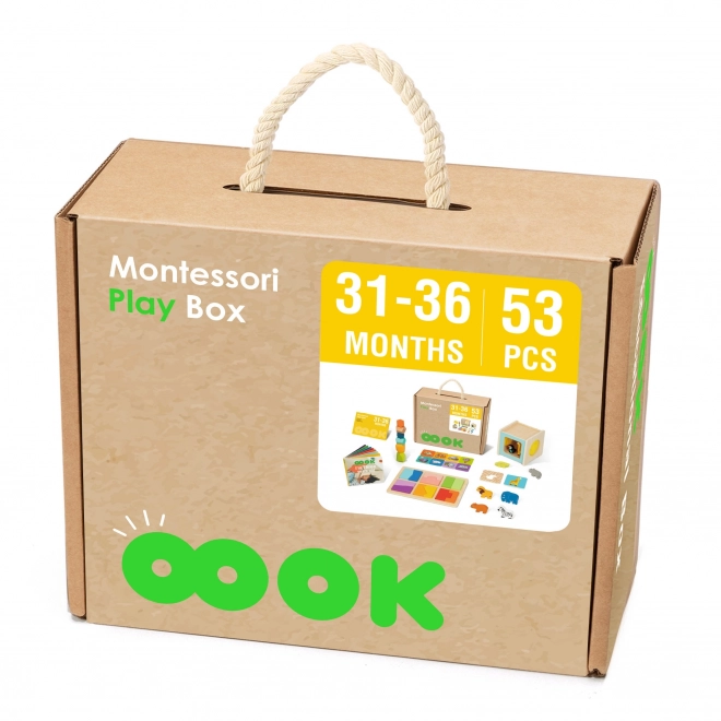 Edukativni Montessori kutija za djecu u dobi od 31-36 mjeseci