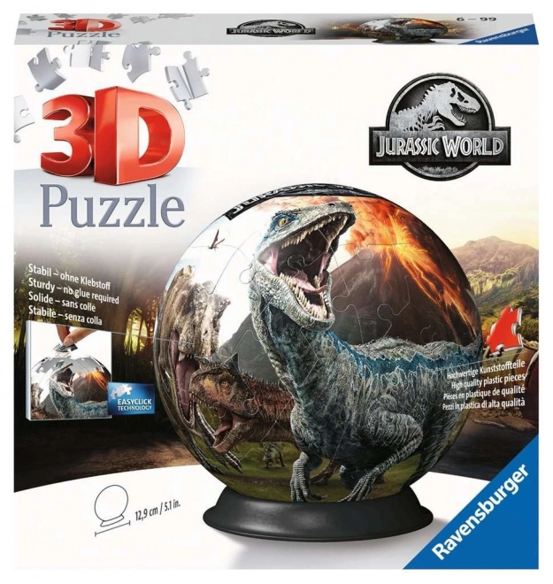 Ravensburger 3D puzzleball Jurski svijet 72 dijelova