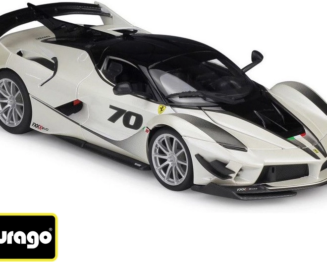 Bburago Ferrari FXX-K EVO br.70 crno-bijeli model 1:18
