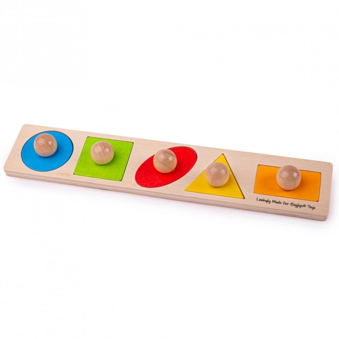 Bigjigs Baby Umetni puzzle oblici