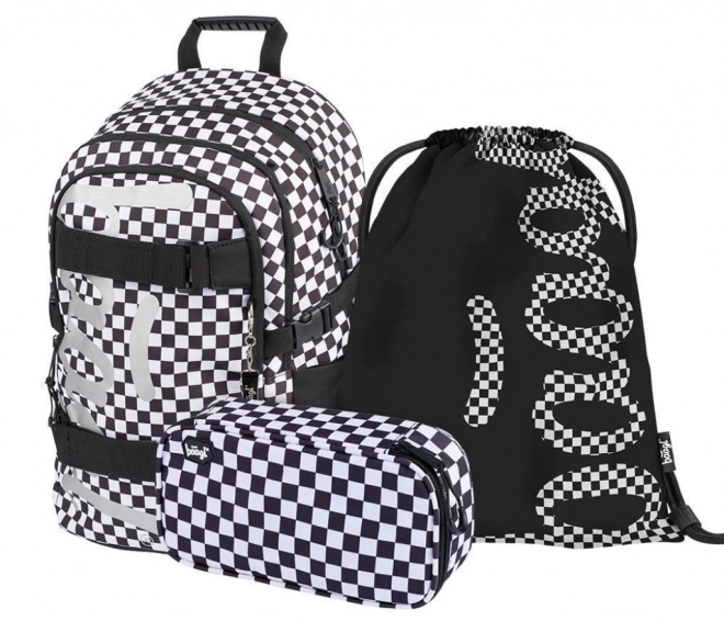 Baagl školski set Skate Ska – ruksak, pernica i vrećica