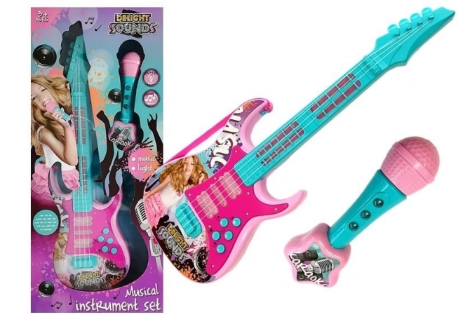 Gitara s mikrofonom Karaoke set