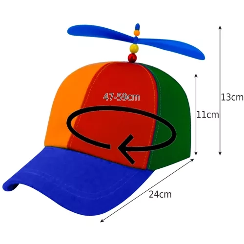 Kapica s propelerom Unisex, višebojna Malatec