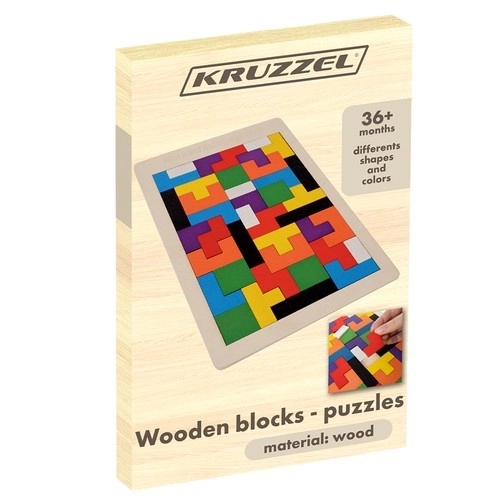Drvene slagalice/tetris Kruzzel 22667
