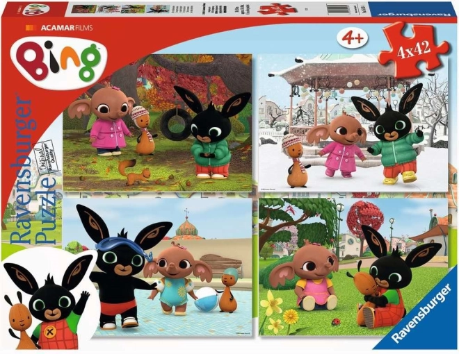 Ravensburger puzzle Bing 4×42 dijela