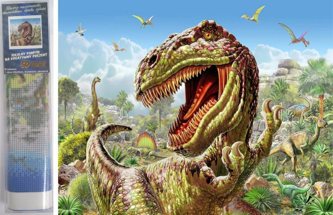 Set za dijamantno slikanje - dinosaurus T-Rex