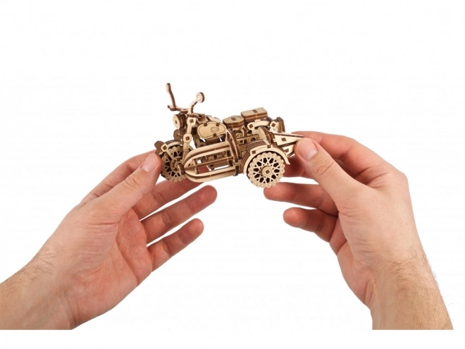 Drvene mehaničke puzzle vojni kamion