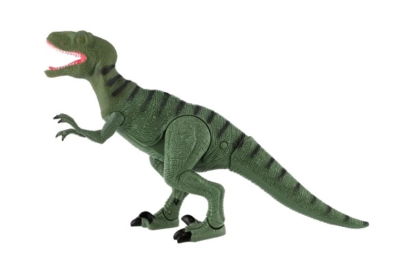 Hodajući IC Velociraptor plastika 50cm na baterije sa zvukom i svjetlom u kutiji 53x32,5x12cm