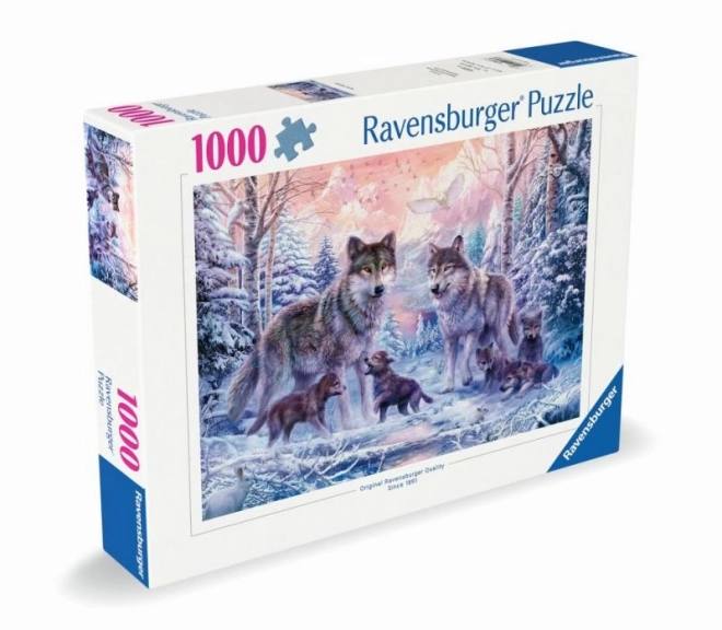 Puzzle Arktički vukovi 1000 dijelova Ravensburger