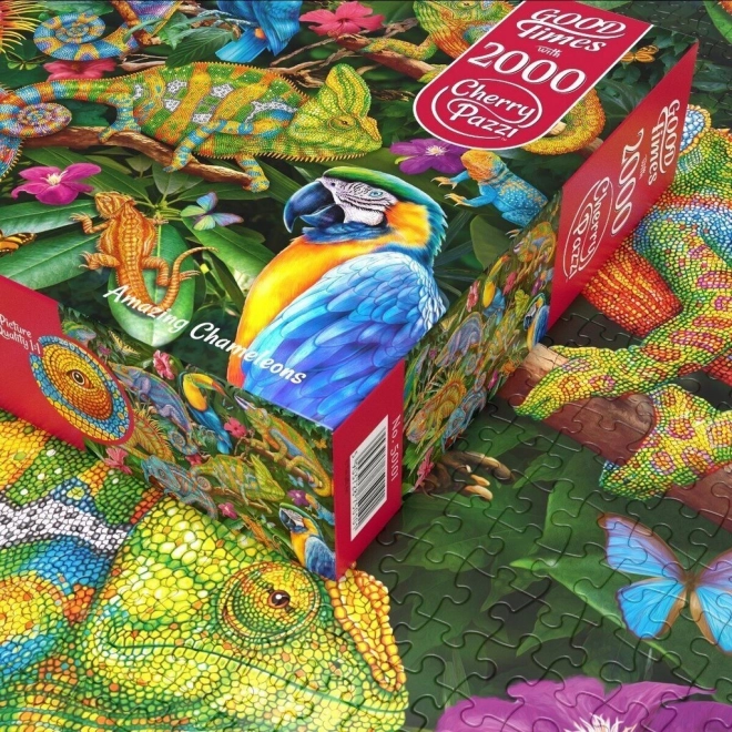 Zapanjujući Kameleoni Puzzle 2000 komada