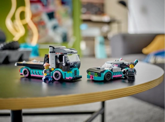 LEGO® City 60406 Kamion s trkaćim autom