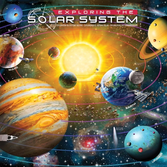 Puzzle Istraži Sunčev Sustav 200 Dijelova