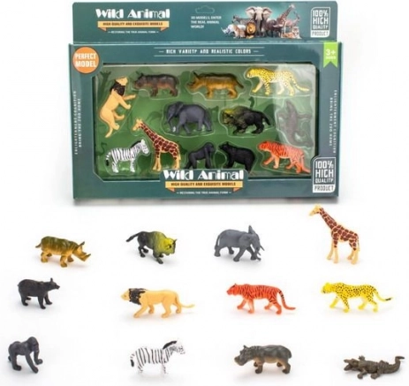Set figurica divljih životinja - 12 kom, 7 cm