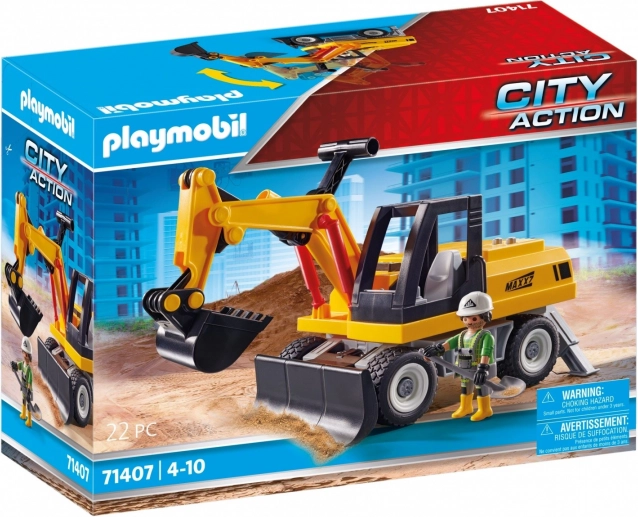 Konstrukcijski set s figuricama City Action - bager