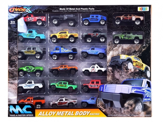 Veliki set od 20 metalnih terenskih automobila ZA3233