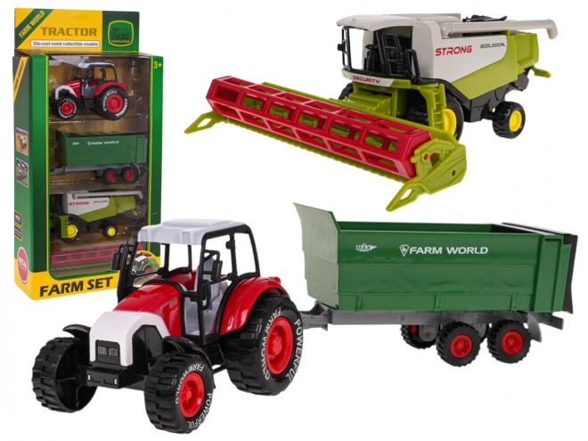 Set poljoprivrednih vozila Traktor + kombajn
