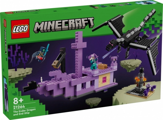 LEGO Minecraft 21264 Zmaj iz Enda i Brod iz Anda