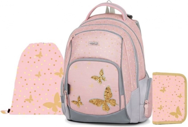 OXYBAG Školski set 3 ks OXY GO Leptir