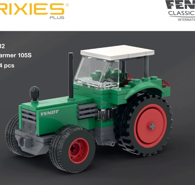 Komplet za izgradnju BRIXIES Plus Povijesni Traktor Fendt Farmer 105S