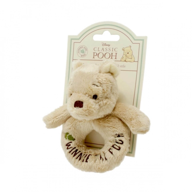 Rainbow plišano zvečkalo Winnie Pooh