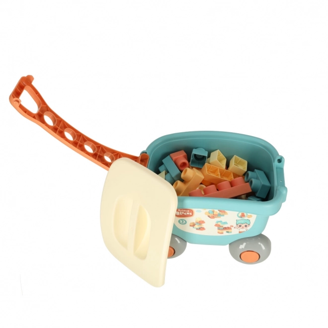 Konstrukcijske kocke u pomičnom kontejneru s poklopcem