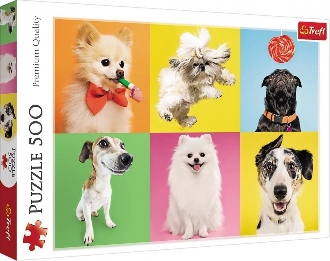 Puzzle Psi Kolaž 500 dijelova - Trefl