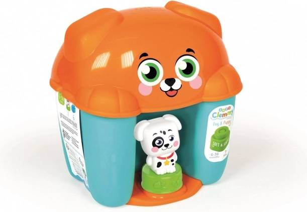 CLEMENTONI Soft CLEMMY kutija psić – 6 mekanih kocaka