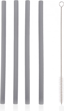 Silikonske slamke 4 kom, Dove Grey
