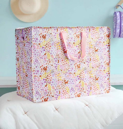 A Little Lovely Company - XL spremna torba s cvjetnim motivom