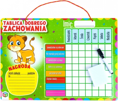 Tablica dobrog ponašanja MULTIGRA