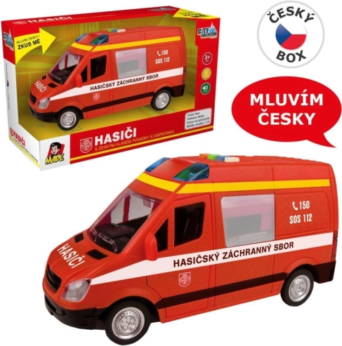 Vatrogasno vozilo na inerciju sa zvukom i svjetlom